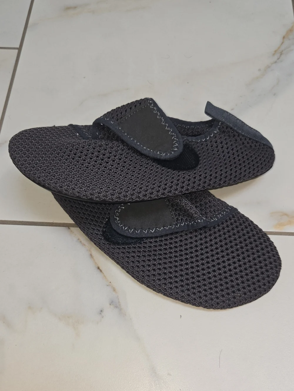 Men's Black Mesh Slip-On Comfort Shoes